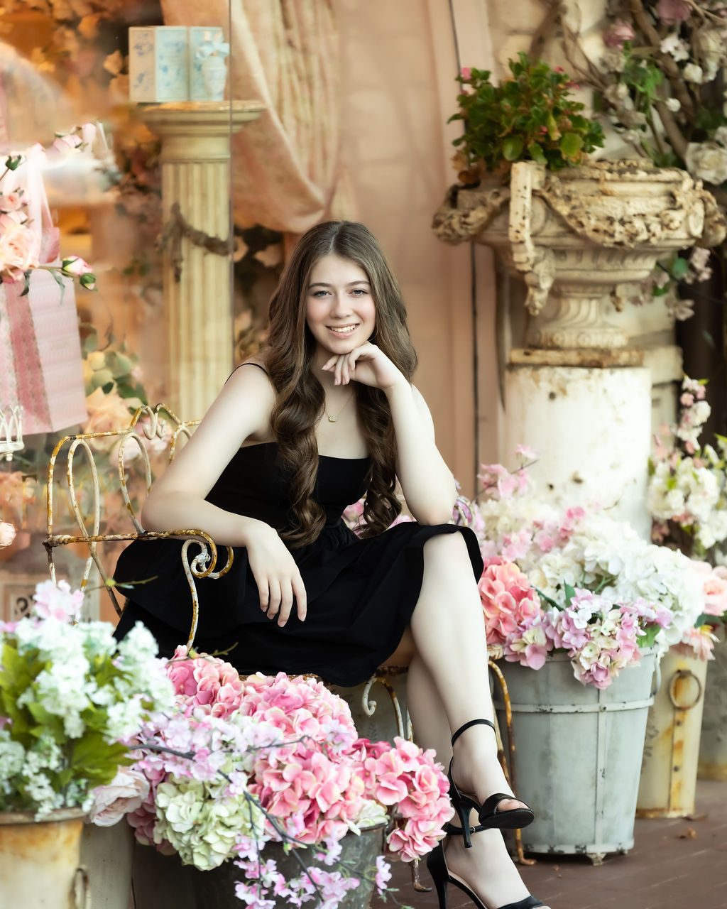 DFW graduation photos with casual outfit perfect for relaxed, personality-driven senior sessions.