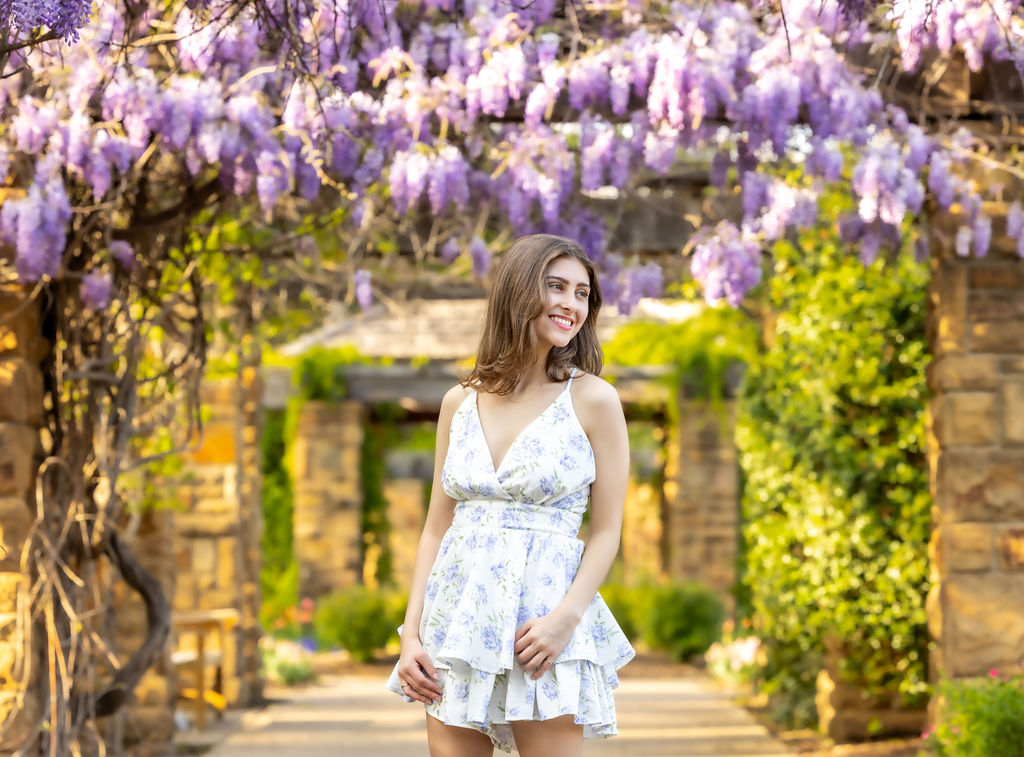 FarahJ Photography | Dallas Ft Worth Senior Photographer | Fort Worth Botanical Gardens Portraits